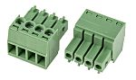 RS PRO PCB Klemens, PCBye / Karta Monte, 4 Kontaklı, 3,5mm Aralıklı, Dik Açılı
