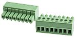 RS PRO, 3.81mm Pitch, 8 Way, Right Angle, Pluggable Terminal Block, Plug, Through Hole, Screw Termination