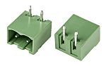 RS PRO, 5.0mm Pitch, 2 Way, Right Angle, Pluggable Terminal Block, Header, Through Hole, Solder Termination