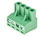 RS PRO PCB Klemens, PCBye / Karta Monte, 4 Kontaklı, 5,08mm Aralıklı, Dik Açılı