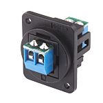 RS PRO Terminal Block Connector, 2-Way, 10A, Feed Through Termination