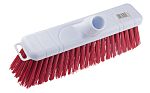 RS PRO Broom, Red With PET Bristles for Indoor
