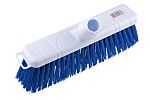 RS PRO Broom, Blue With PET Bristles for Indoor
