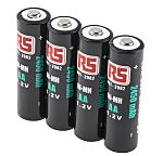 RS PRO AA NiMH Rechargeable AA Batteries, 2.45Ah, 1.2V - Pack of 4