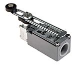 RS PRO Adjustable Roller Lever Limit Switch, NO/NC, IP66, DPST, Zinc Alloy Housing, 400V ac Max, 10A Max
