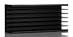 RS PRO Heatsink, Universal Rectangular Alu, 0.5°C/W, 150 x 66 x 40mm, PCB Mount