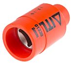 ITL Insulated Tools Ltd 1/2 in Drive 8mm Insulated Standard Socket, 12 point, VDE/1000V, 50 mm Overall Length