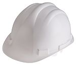 RS PRO White Safety Helmet, Adjustable