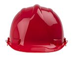 RS PRO Red Safety Helmet, Adjustable