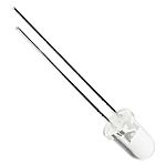 Ledtech1.7 V Red LED 3mm Through Hole, LURR3000G3