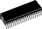 Texas Instruments CP82C55AZ, Input Output Controller, 40-Pin PDIP