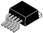 Texas Instruments LM2587S-ADJ/NOPB, Boost Converter, Step Up Adjustable, 115 kHz 5-Pin, TO-263