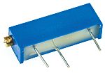 Vishay 43P Series 20-Turn Through Hole Trimmer Resistor with Pin Terminations, 10kΩ ±10% 1/2W ±100ppm/°C Side Adjust