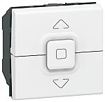 Legrand White Roller Shutter Switch,6A, Mosaic Series