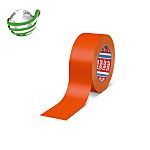 Tesa 4671 Orange Acrylic Coating Rubber Gaffa Duct Tape, 50mm x 25m, 0.28mm Thick