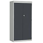 RS PRO 2 Door Steel Floor Standing Cupboard, 1820 x 915 x 505mm