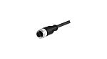 Baumer Straight Female 5 way M12 to M12 Actuator/Sensor Cable, 5m