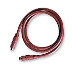 Van Damme Male 4 Pin mini-DIN to Male 4 Pin mini-DIN Red DIN Cable 1m