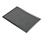 Coba Europe Vynaplush Anti-Slip, Door Mat, Carpet, Indoor Use, Black/Steel, 1.2m 1.8m 7mm
