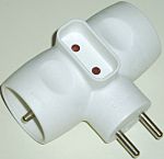 RS PRO France to Europe Adapter, Rated At 6 A, 16 A