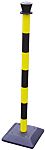 RS PRO Black & Yellow ABS Barrier Post