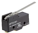 ZF Long Hinge Lever Micro Switch, Screw Terminal, 15 A @ 250 V ac, SPDT