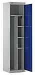 RS PRO 1 Door Steel Blue Locker, 1800 mm x 450 mm x 450mm