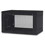 APC NetShelter WX Series 6U-Rack Server Cabinet, Small Cabinet, 35.6 x 59.9 x 40cm