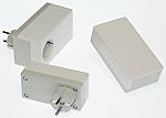 Caja de fuente de alimentación de ABS, 100 x 50 x 40mm, Gris