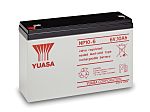 Yuasa 6V Faston 4.8mm Sealed Lead Acid Battery, 10Ah