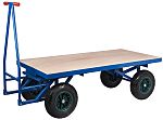 Carro de plataforma RS PRO, , Plano, plataforma de PUR, 1500 x 760 x 505mm, carga 500kg