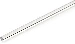 RS PRO Şeffaf Çubuk Profil, Çekme Akrilik, 1m x 10mm Çaplı