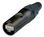 Neutrik etherCON Series Male RJ45 Connector, Cable Mount, Cat6a Straight 8 -Way