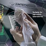 KIMTECH KIMTECH Science Dry Cleanroom Wipes, Box of 200, 231mm