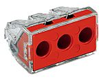 WAGO 773 PUSH WIRE Series Junction Box Connector, 3-Way, 41A, 14 → 10 AWG Wire, Push In Termination