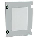Schneider Electric PanelSeT Series Fibreglass Reinforced Polyester RAL 7035 Glazed Door, 400mm H, 300mm W for Use with