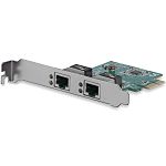 StarTech.com 2 Port PCIe RJ45 Network Card, 10/100/1000Mbit/s