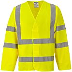 RS PRO Yellow Unisex Hi Vis Jacket, S/M