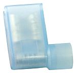 RS PRO Blue Insulated Female Spade Connector, Flag Terminal, 6.35 x 0.8mm Tab Size, 1.5mm² to 2.5mm²