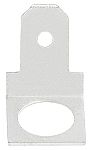 RS PRO Uninsulated Male Spade Connector, PCB Tab, 4.75 x 0.5mm Tab Size
