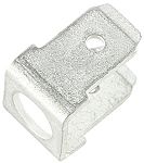 RS PRO Uninsulated Male Spade Connector, PCB Tab, 6.35 x 0.8mm Tab Size