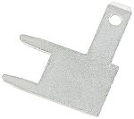 RS PRO Uninsulated Male Spade Connector, PCB Tab, 2.8 x 0.5mm Tab Size
