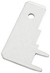 RS PRO Uninsulated Male Spade Connector, PCB Tab, 6.35 x 0.8mm Tab Size