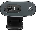 Webcam Logitech 960-001063, USB 1.12, 3MP, Resolución 1280 x 720,  Con micrófono