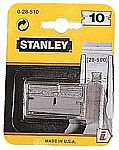 Stanley Carbon Steel Replacement Blades, 10 piece