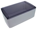 CAMDENBOSS 1102 Series Grey ABS Enclosure, IP54, Transparent Lid, 90 x 50 x 35mm