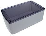 CAMDENBOSS 1102 Series Grey ABS Enclosure, IP54, Transparent Lid, 155 x 95 x 60mm