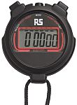 RS PRO Black Digital Pocket Stopwatch 24h, With RS Calibration