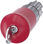 Siemens SIRIUS ACT 3SU10 Series, Key Release, Emergency Stop Push Button Head