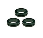 Shaanxi Machinery & Equipment PLIO Black PVC 18mm Cable Grommet for Maximum of 10mm Cable Dia. 01070032010